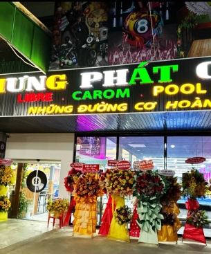 Câu lạc bộ Bida Hưng Phát tại Q.Tân Phú, HCM