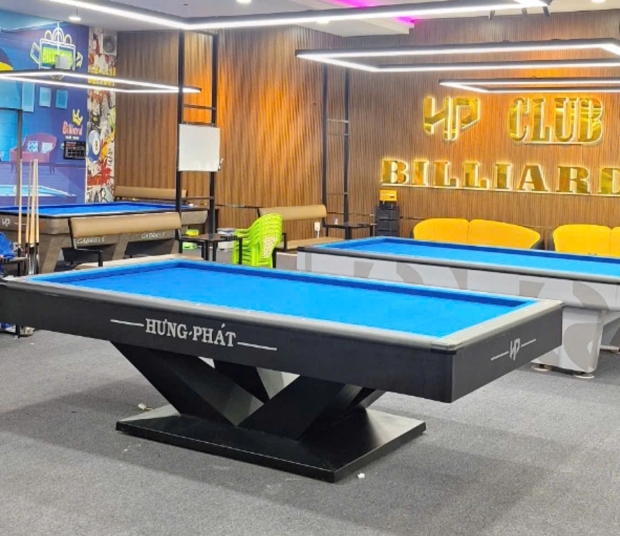 Bàn Bida chân sắt hình chữ V