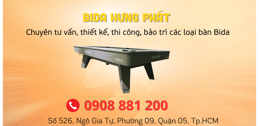 Làm nhẹ nhàng test các bàn Bida do cơ sở Hưng Phát